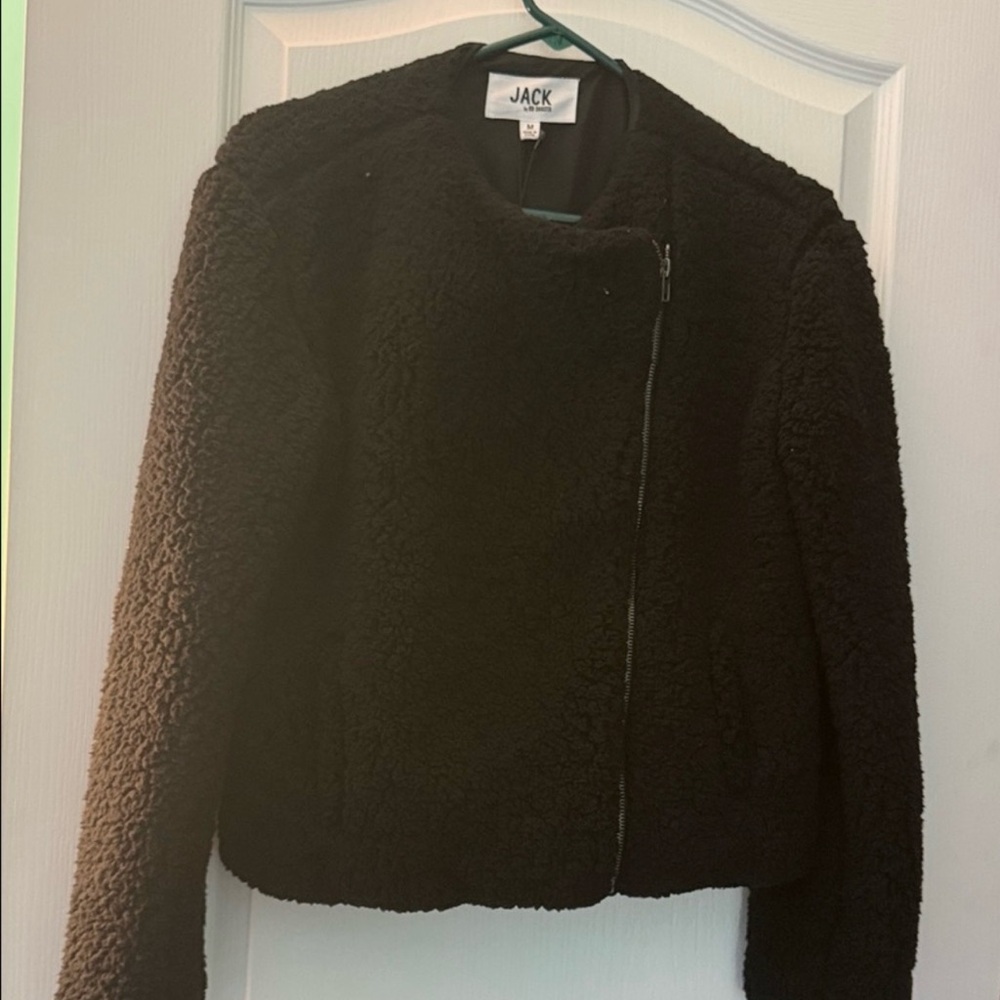 Jack by BB Dakota Black Teddy Jacket